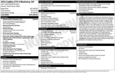 2023 Cadillac CT5-V Blackwing