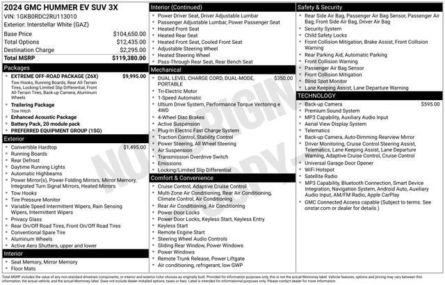 2024 GMC HUMMER EV SUV 3X