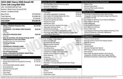 2024 GMC Sierra 3500 HD Denali DRW