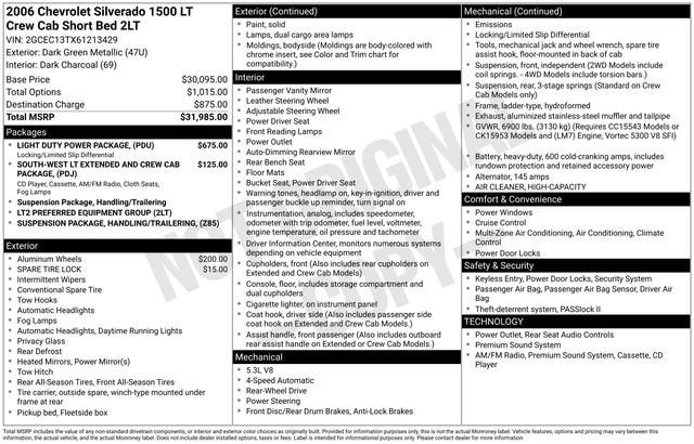 2006 Chevrolet Silverado 1500 LT2