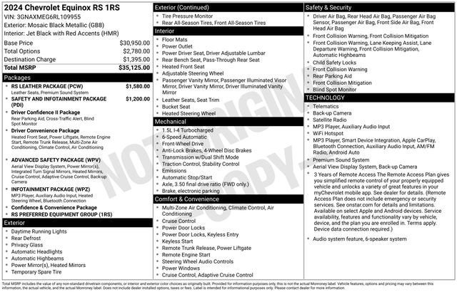 2024 Chevrolet Equinox RS