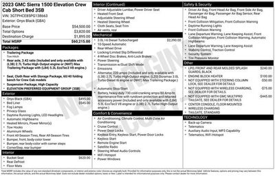 2023 GMC Sierra 1500 Elevation