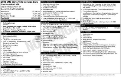 2023 GMC Sierra 1500 Elevation
