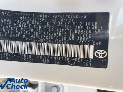 2024 Toyota Corolla LE