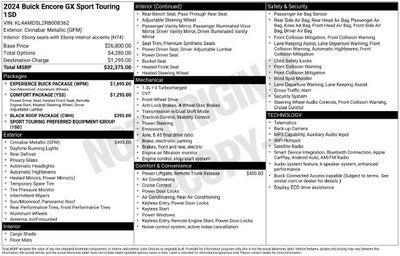 2024 Buick Encore GX Sport Touring