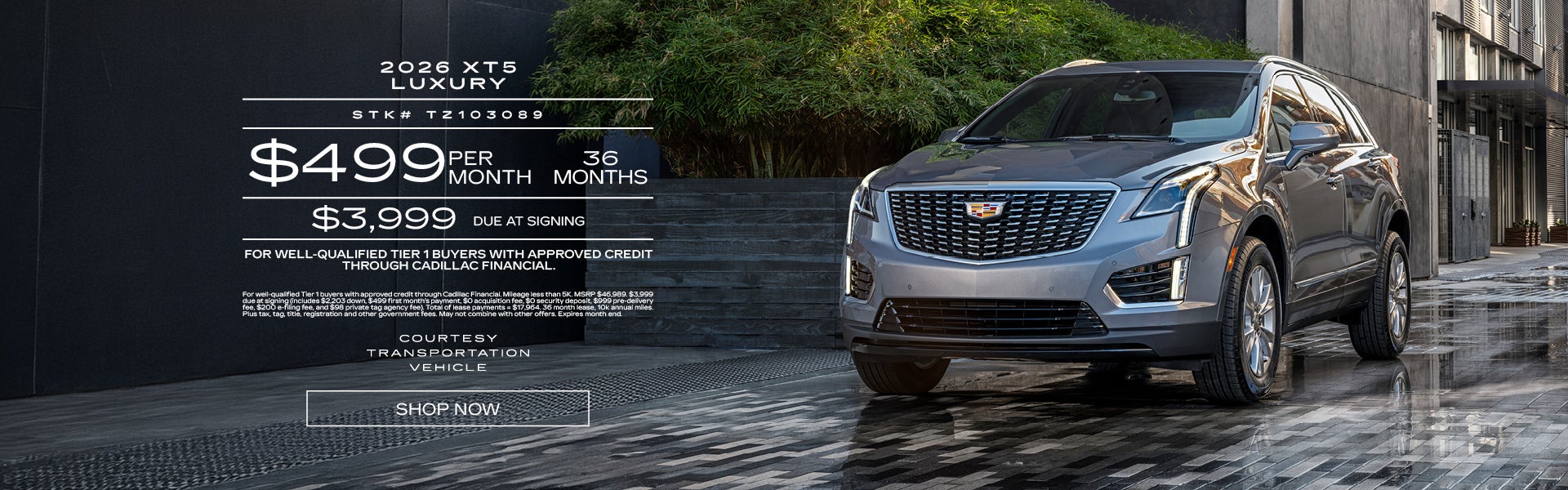Courtesy 2026 XT5 Luxury