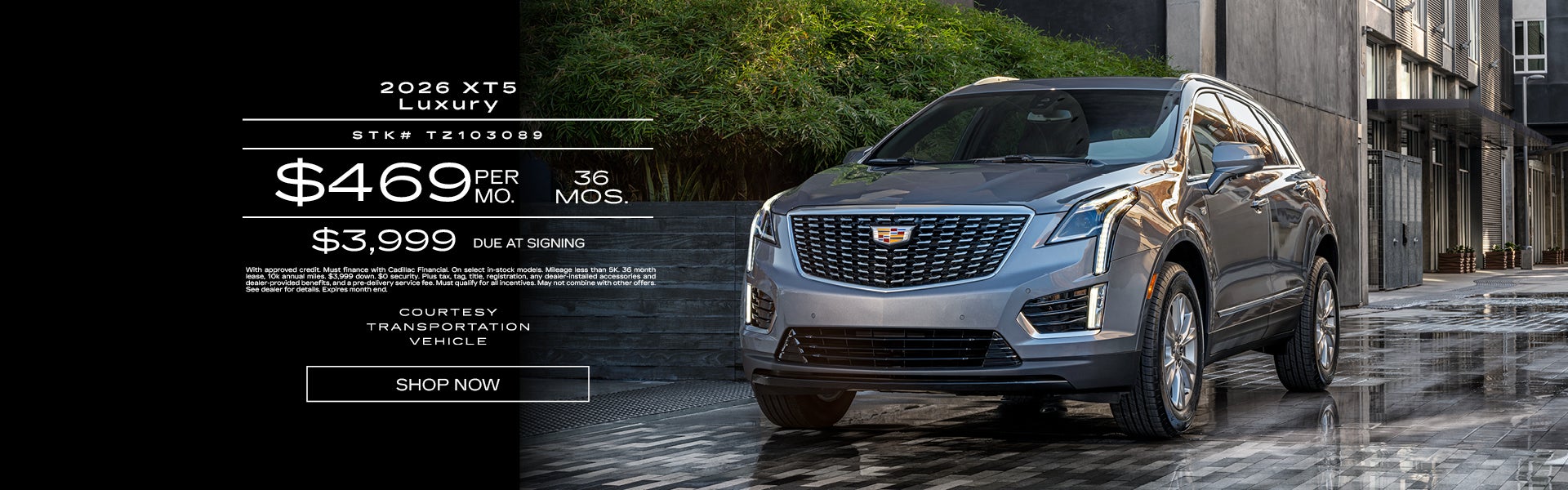 Courtesy 2026 XT5 Luxury